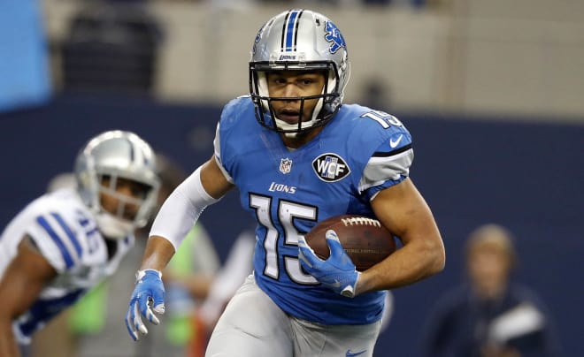 Golden Tate had another big week for the Lions, catching eight passes for 122 yards in a 17-6 loss to the New York Giants.