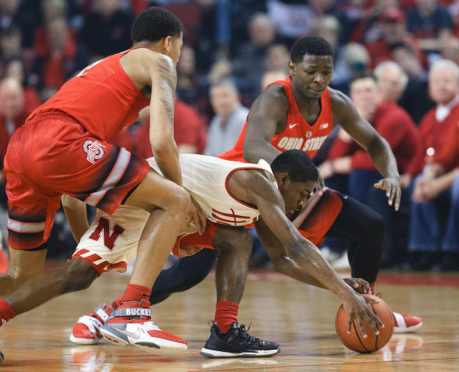 Nebraska couldn't make enough plays down the stretch in a 65-62 overtime loss to Ohio State.