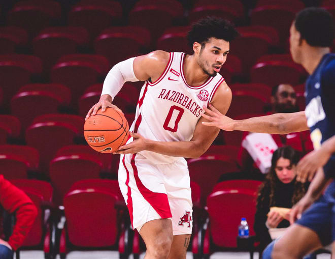 Razorback senior Justin Smith.