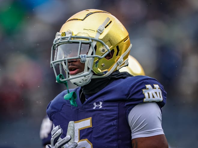 Notre Dame cornerback Cam Hart has been selected in the 2024 NFL Draft.