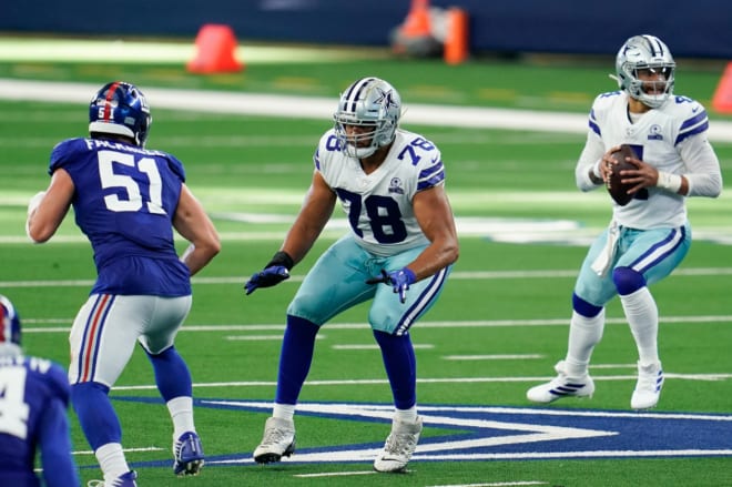 Terence Steele, Dallas Cowboys T, NFL and PFF stats