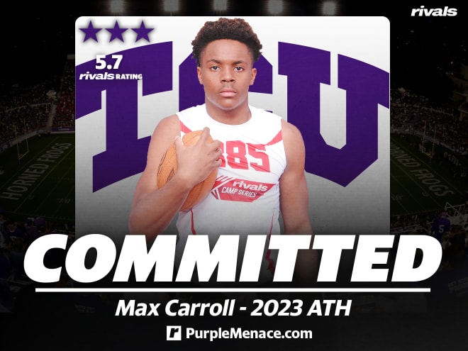 Three-star LB Max Carroll becomes the latest commitment for TCU