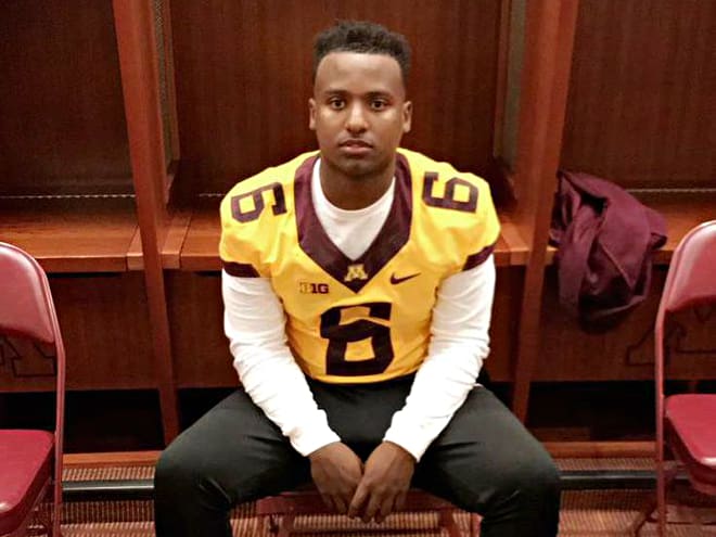 Holmes played quarterback this year for his high school but will play running back or slot receiver for the Gophers.
