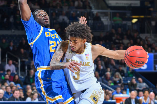 Notre Dame and sophomore point guard, Prentiss Hubb, try to win a second straight Power 5 game against a solid Indiana team in Indianapolis as part of the ninth Crossroads Classic showcase.. 