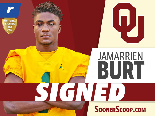 Jamarrien Burt signs with the Oklahoma Sooners
