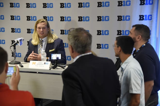 One opposing player said fifth-year senior defensive end Chase Winovich is the hardest player to block in the Big Ten.