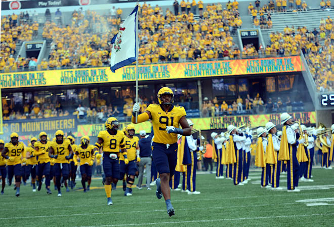 The West Virginia Mountaineers football team is set to take on Towson.
