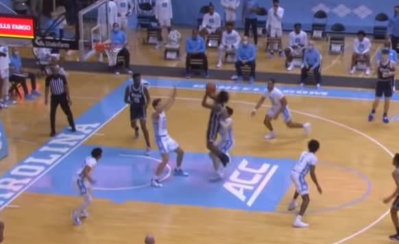 MIller's drawn charge 16 seconds into the game gave the Heels a major juice injection.