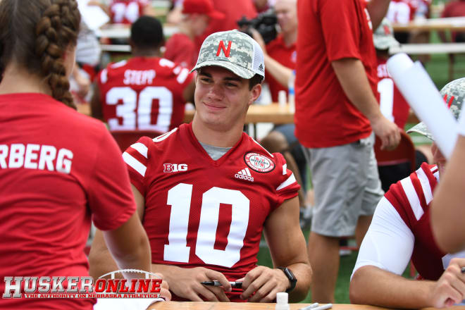 Freshman quarterback Heinrich Haarberg .