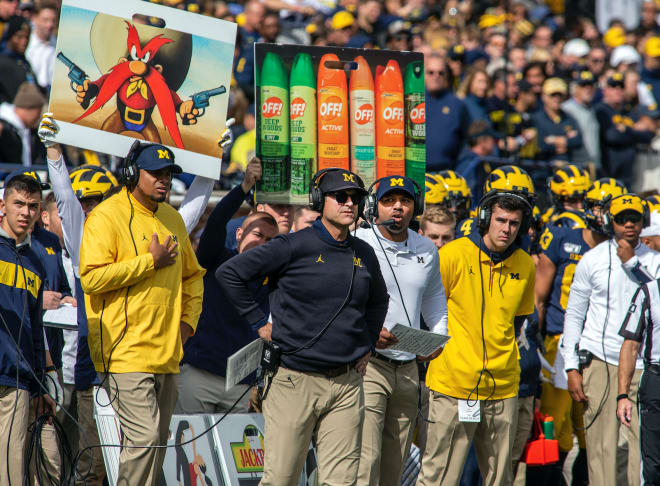 The Michigan Wolverines' football offense is averaging 28 points per game this season, which ranks 74th nationally.