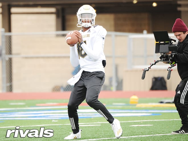 Marshall (Fort Bend) High quarterback Malik Hornsby at adidas All-American camp.