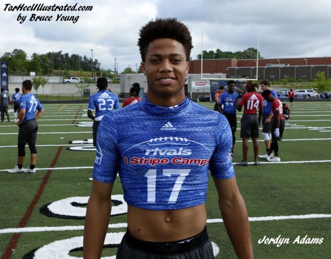 Jordyn Adams' father may be a coach at UNC, but that's not what will lure him to Chapel Hill if he chooses Carolina.