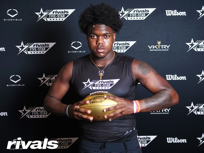 LT Overton, a five-star 2023 defensive end from Milton High School, has Georgia in his top 12