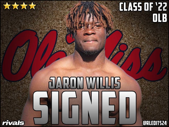 Jaron Willis signs with Ole Miss Rebels