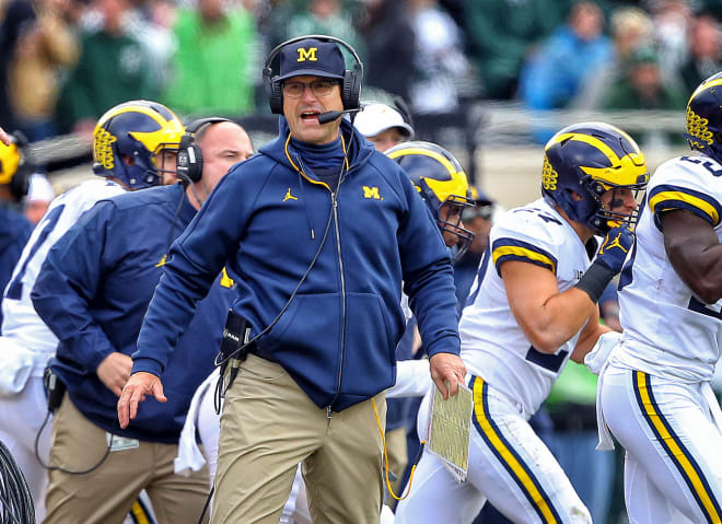 Jim Harbaugh has tweaked the plan, but improvement throughout the season might tell the tale.