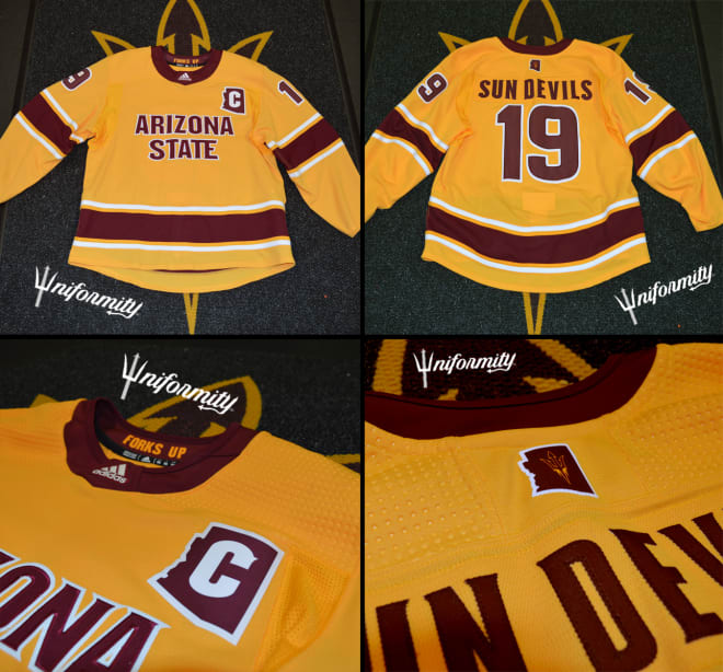 Arizona State Sun Devils Hockey  Hockey sweater, Hockey jersey, Arizona  state