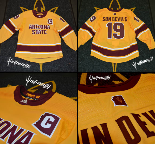 arizona state hockey jersey