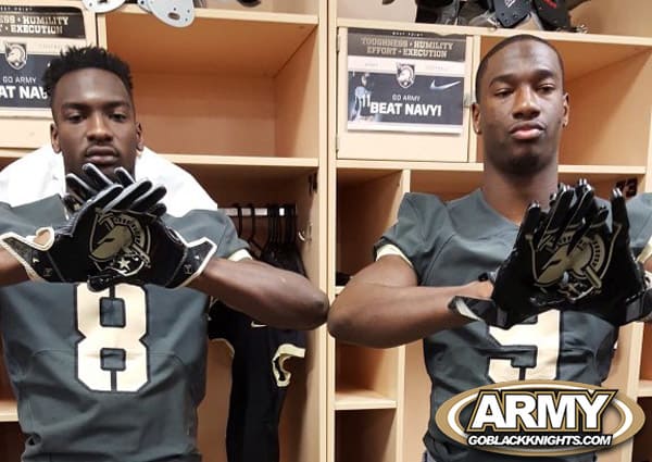 2017 Army Football Commits: WR Michael Roberts (left) and OLB Nate Jones