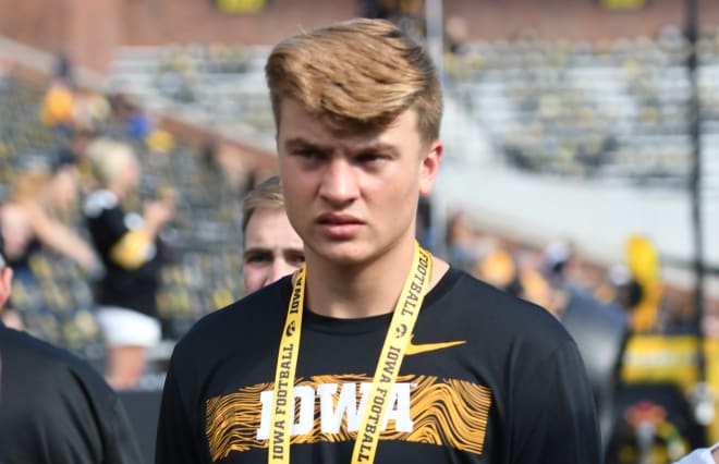 Class of 2022 in-state prospect Gabe Burkle has two early offers and lots of schools interested including Iowa.