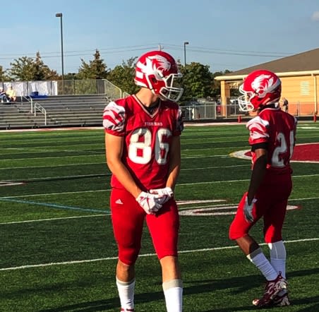 Fishers TE Jeffrey Simmons continues to be on a tear. (@Bryan_Ault)