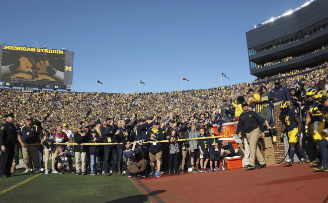 Michigan Wolverines head football coach Jim Harbaugh has won 69 percent of his games in six seasons at U-M.