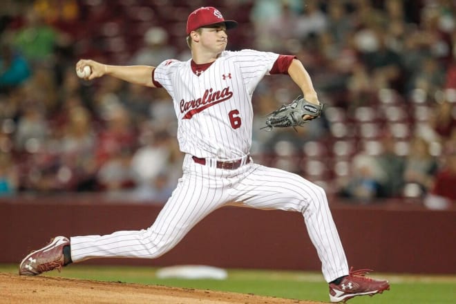 Clarke Schmidt has not allowed a run in 24 innings. His next start will be in the SEC