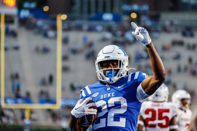 Duke running back Jaylen Coleman missed last week's game at Georgia Tech. 