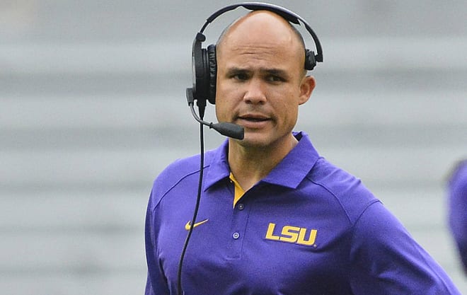 LSU defensive coordinator Dave Aranda