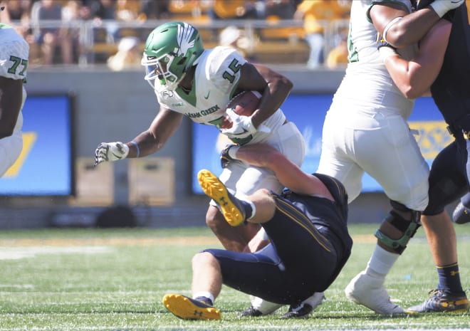SMU grad transfer Tre Siggers rushed for 1,311 yards and seven touchdowns in two seasons with North Texas.