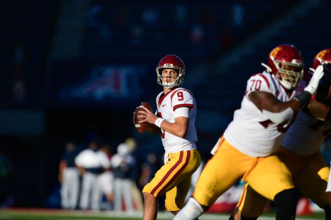 Sophomore quarterback Kedon Slovis had another impressive statistical performance Saturday vs. Arizona with 325 passing yards and a TD.