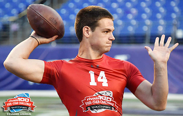 Jake Bentley was one fo the top QB prospects inthe country when he signed with USC 