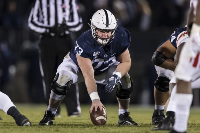 Penn State center Mike Miranda (Getty Images)