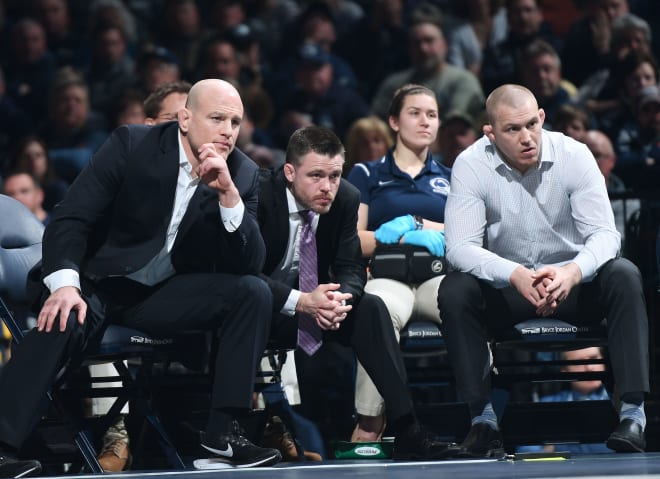 Penn State wrestling coach Cael Sanderson