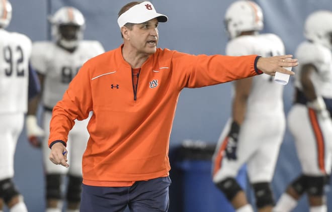Steele has put Auburn's defensive players through three practices this spring.