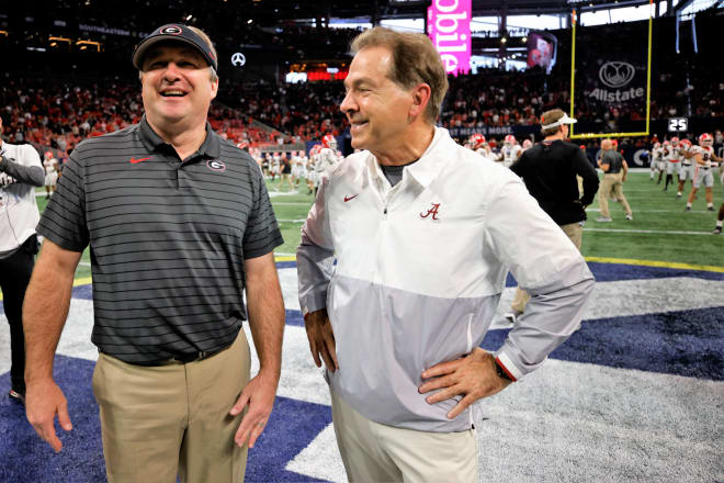 Head coaches Kirby Smart and Nick Saban to meet again in SEC championship, Georgia Sports