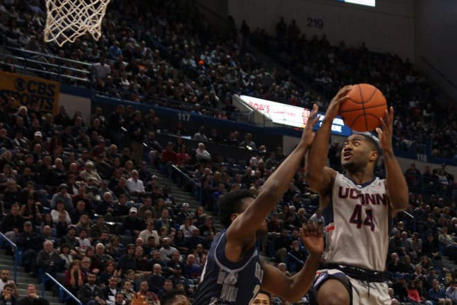 Rodney Purvis led the Huskies with 17 points in the big win at the XL Center.