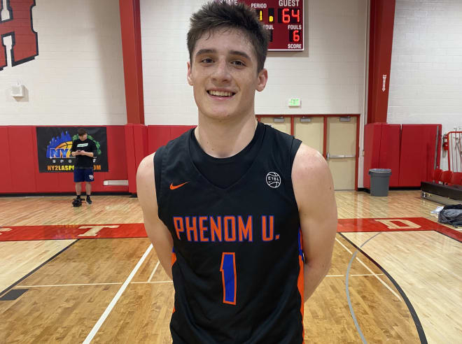 Four-star guard Nick Janowski attended two games at Wisconsin during the 2021-22 season. 