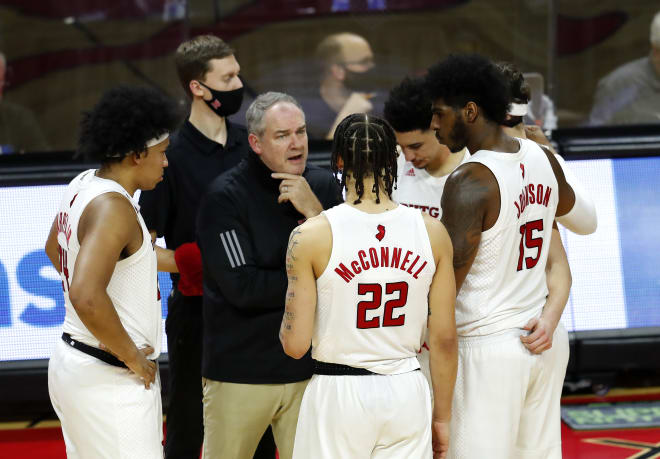 Rutgers Scarlet Knights head basketball coach Steve Pikiell's team is currently seventh in the Big Ten standings with Michigan up next.