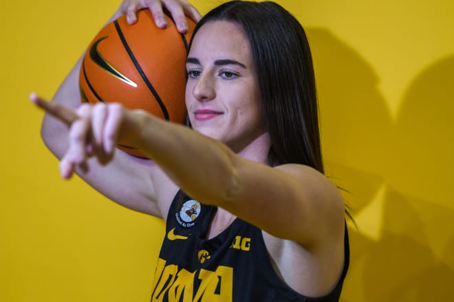 Caitlin Clark leads the Iowa guards once again this season.