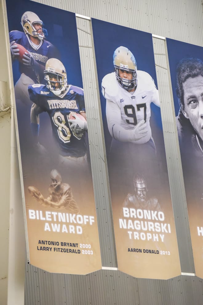 Biletnikoff Award (best wide receiver) - Antonio Bryant and Larry Fitzgerald; Bronko Nagurski Trophy (best defensive player) - Aaron Donald