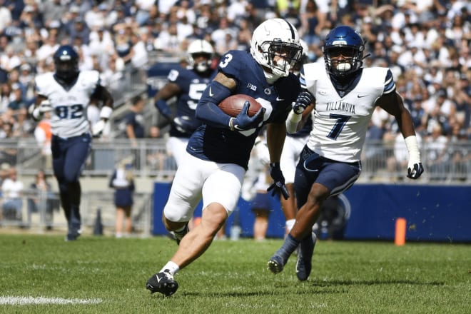 Penn State Nittany Lions football cruised to a win over Villanova at Beaver Stadium (AP Images)
