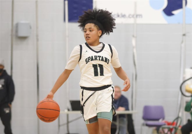 Iowa has offered 2024 guard Sinai Douglas. (Photo: Toledo Blade)