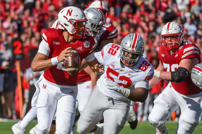 Quarterback Adrian martinez. 