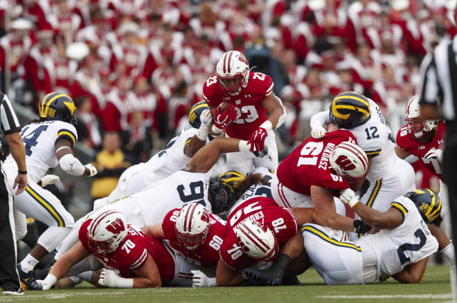 Heisman candidate Jonathan Taylor proved an unstoppable force against the Wolverines in Madison.