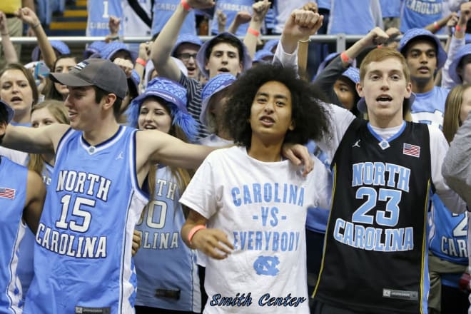 UNC student Josh Mayo just might be the most recognizable Tar Heel fan at Carolina games these days. 