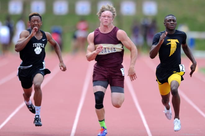 Nate McBride will be competing in five events at this year's state track championships.