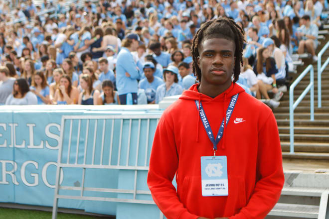Class of 2025 safety Javion Butts was back at UNC this past weekend, and tells our Lee Wardlaw he had a great time.