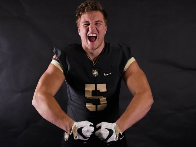 TE/DE Bryce Jaworski during his Junior Day visit to Army West Point
