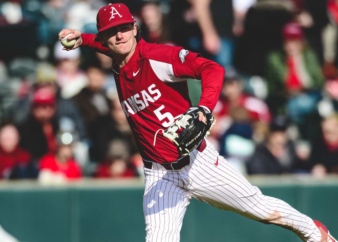 Jacob Nesbit is more known for his defense, but he had a great day at the plate Saturday.