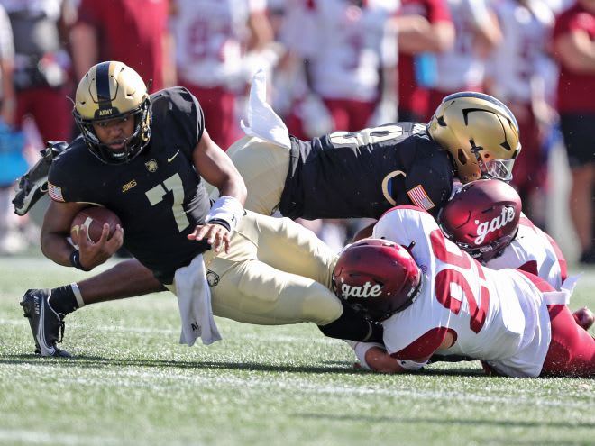 QB Jemel Jones in action last Saturday versus Colgate